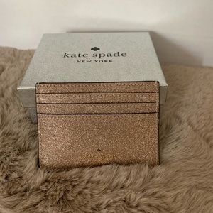 Make me an offer Brand new Kate Spade card holder-lost tag with shimmery…